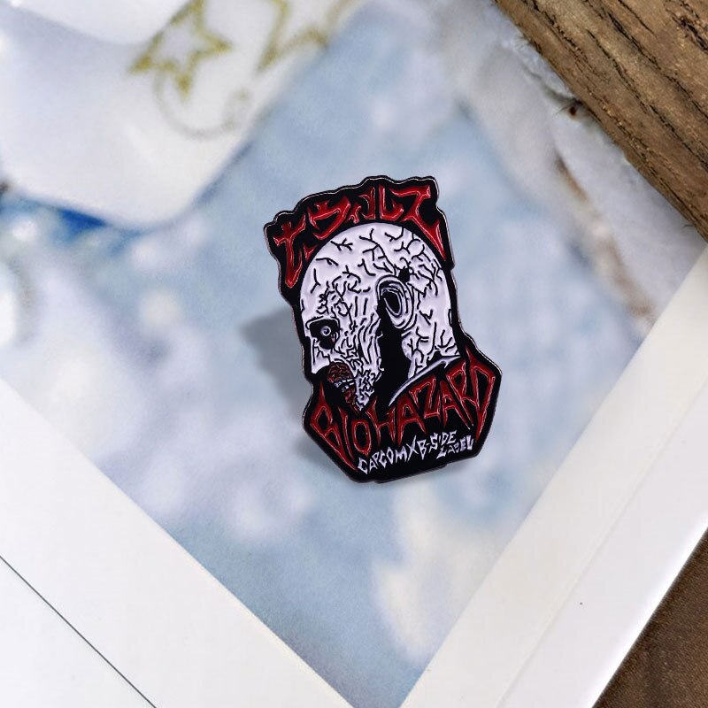 Biohazard Countermeasure Service Evil Resident Enamel Pin Custom Brooch Lapel Badges Fashion Accessories Jewelry Gifts Wholesale