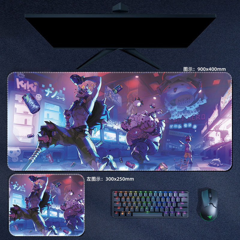 Gaming Overwatch Large Mouse Pad Dva Genji Hanzo Junkrat Mousepad Computer Laptop Gamer Pad PC Gaming Anime Accessories Desk Mat