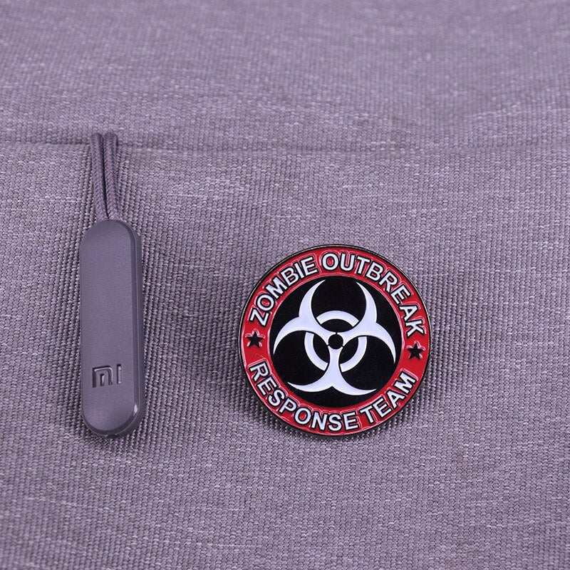 Biohazard Countermeasure Service Evil Resident Enamel Pin Custom Brooch Lapel Badges Fashion Accessories Jewelry Gifts Wholesale