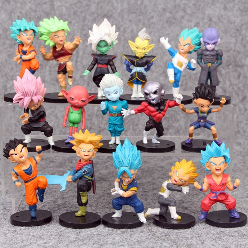 Dragon Ball Super Son Goku Vegeta Broly Buu Action Figure Dragon Ball Figure Set Anime Figurines Ultra Instinct Model Gifts Toys