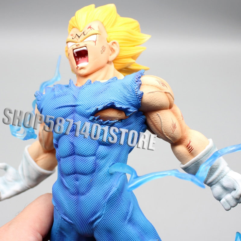 25cm Dragon Ball Z Majin Vegeta Figure Self-destruct Majin Vegeta Action Figure PVC Anime Model Collection Statue Toys Gifts