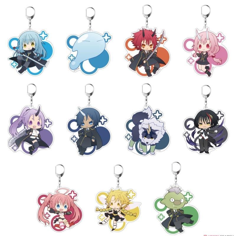 Rimuru Tempest KeyChain Men Anime Key Chain Women Acrylic Pendant Kids Friends Gift That Time I Got Reincarnated As A Slime