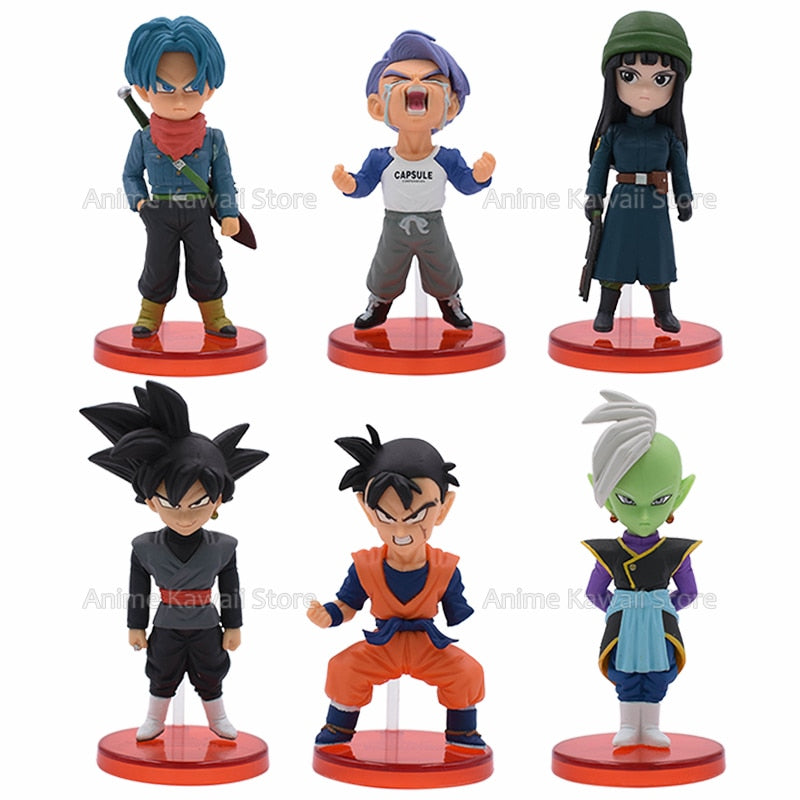 8/21pcs Dragon Ball Z Goku Vegeta Freeza Broly Action Anime Figure Draognball Super Saiyan Figura PVC Model Dolls Birthday Gifts