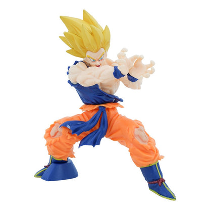 15.5CM Dragon Ball Anime Figure Battle Damage Shockwave Goku Manga Anime Statue PVC Action Figure Collection Model Toys Doll