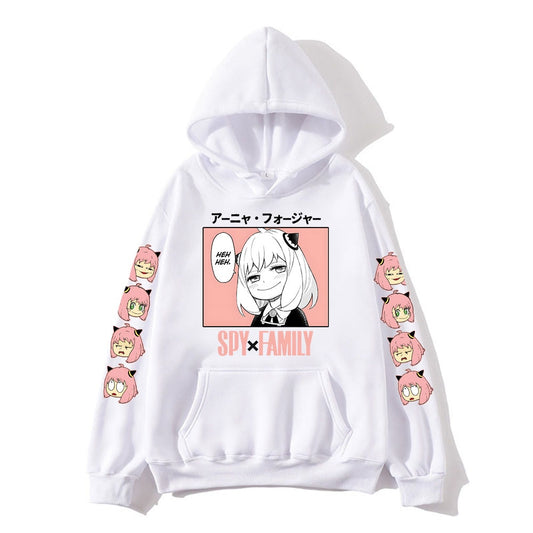 Anya Anime Spy X Family Hoodies Kawaii Cartoon Mens/WomenSweatshirt Tops Harajuku Unisex Couple Hoodie Plus Fashion Streetwear