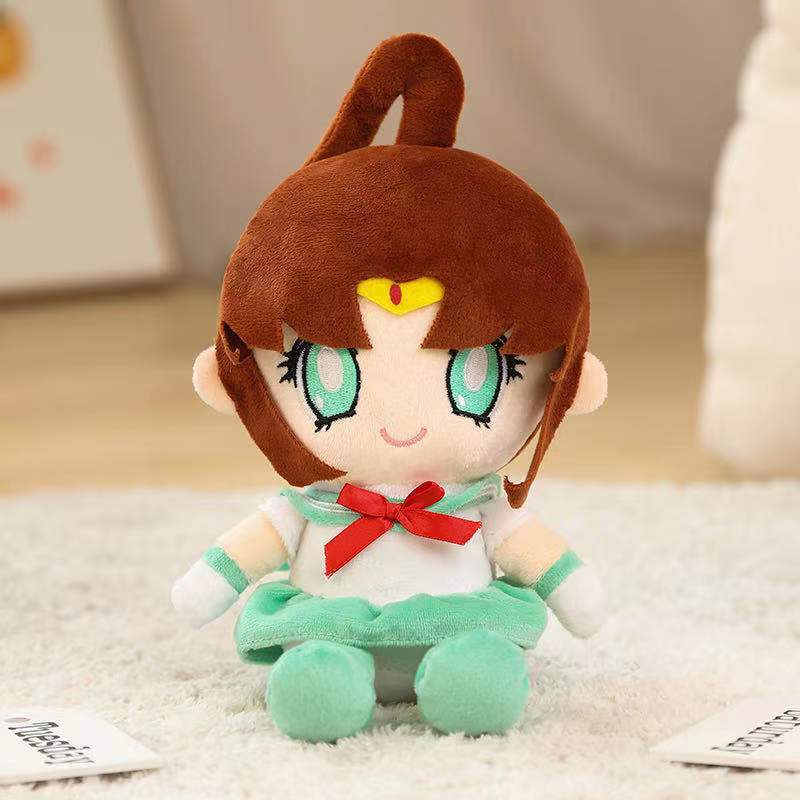 Cute Plush Toy Goddess Doll Animation Surrounding Beautiful Girl Warrior Doll Plush Toy Moon Wild Cat Water Ice Moon