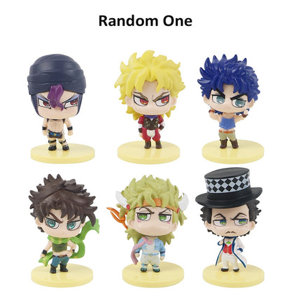 JoJo's Bizarre Adventure Doll Model Cartoon Q Version Twisted Egg Models Ornaments Anime Figures Pvc Model Toys