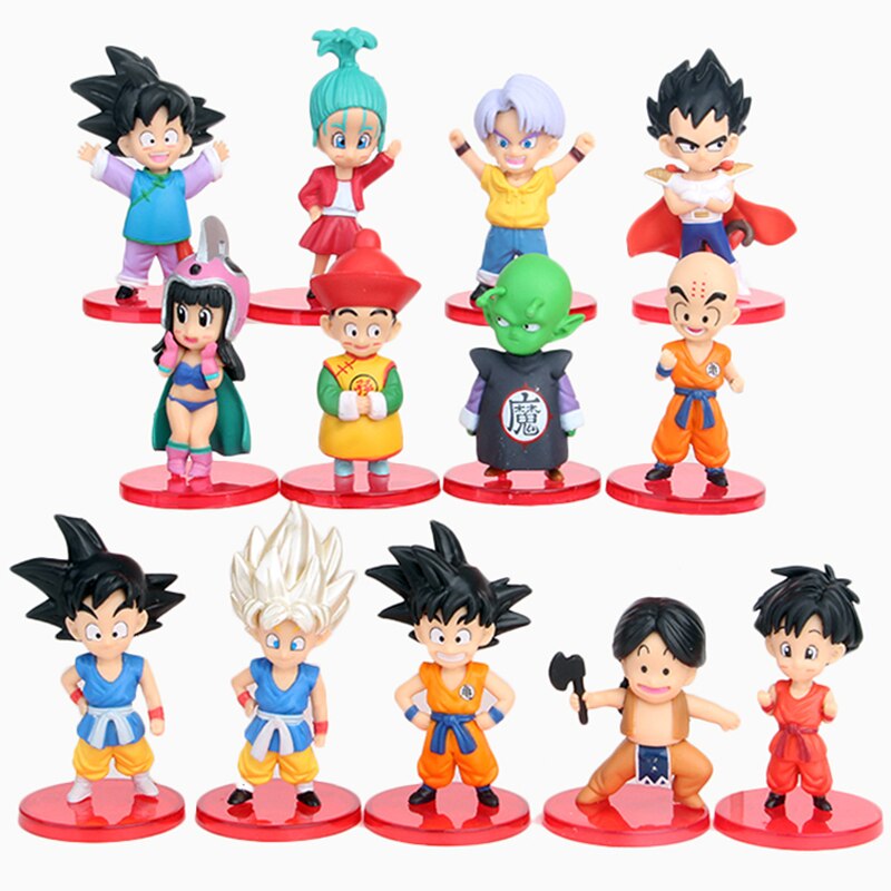 Dragon Ball Super Son Goku Vegeta Broly Buu Action Figure Dragon Ball Figure Set Anime Figurines Ultra Instinct Model Gifts Toys