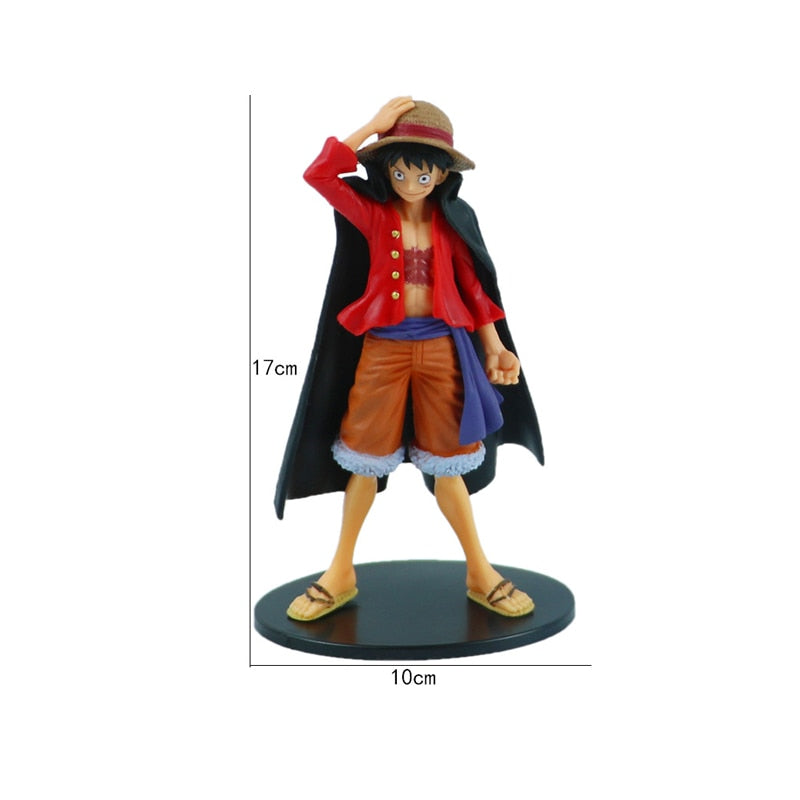 18cm One Piece Anime Figure Pirate Warriors Monkey D Luffy Roronoa Zoro Sanji Usopp Action Figures Collectible Model Toys