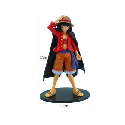 18cm One Piece Anime Figure Pirate Warriors Monkey D Luffy Roronoa Zoro Sanji Usopp Action Figures Collectible Model Toys