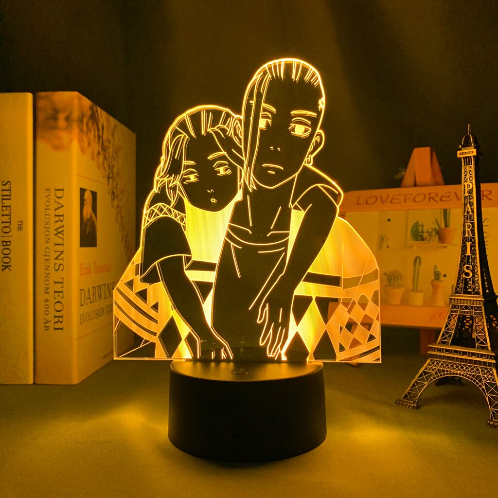 Led Lamp Tokyo Revengers Mikey for Child Bedroom Decor Night Light Birthday Gift Room Table Anime Tokyo Revengers 3d Light