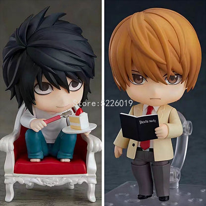 10cm Death Note Anime Figure 1160# Yagami Light Action Figure Death Note Yagami Light 1200# L Lawliet Figurine Model Doll Gift