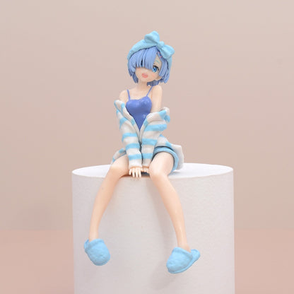 Action Figures Rem Anime Re: Zero In A Different World From Zero PVC Action Toy Rem Ram Action Figure Collectible Model Toys