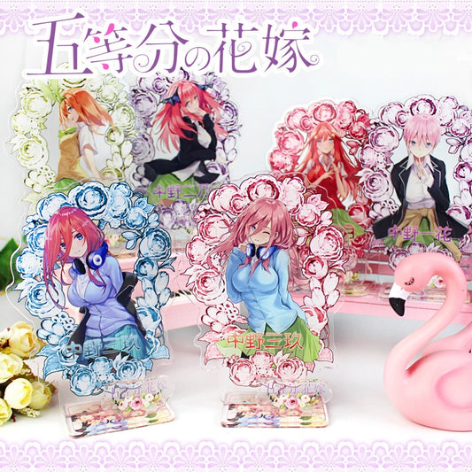 Garland Theme Anime The Quintessential Quintuplets Acrylic Stand Model Plate Nakano Ichika Nino Miku Yotsuba Itsuki Standee Gift