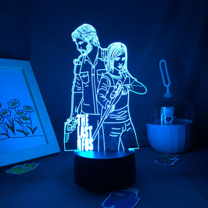 The Last of Us Figure 3d Led Lamp Home Decoration Birthday Gift Manga Night Light Otaku Bedroom Decor Light Cartoon Acrylic Lamp