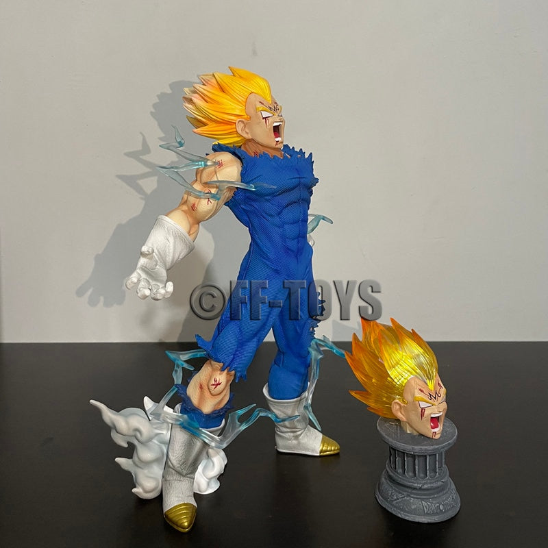 Anime Dragon Ball Z GK Vegeta Figure Self-destruct Majin Vegeta Figurine 27CM PVC Action Figures Collection Model Toys Gifts