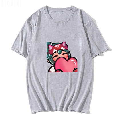 Overwatch 2 T Shirt 100% Cotton  Japanese Manga Anime TShirt Merch Gift O-neck Man and Woman T-shirt Fashion Cute Tees Harajuku