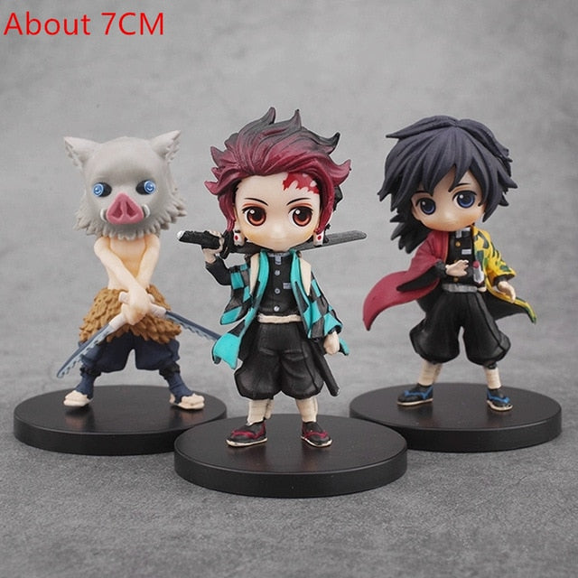 Demon Slayer Kamado Anime Figure Kamado Nezuko PVC Action Figure Toy Kimetsu no Yaiba Statue Adult Collectible Model Doll Gift