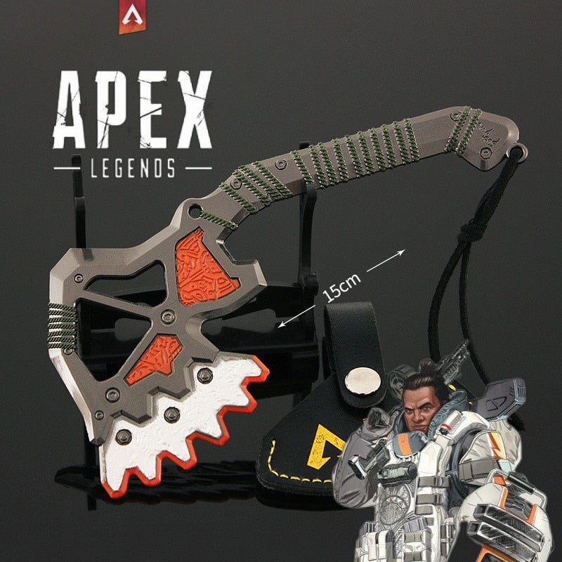 20pcs Apex Legends Heirloom Octane Game Keychain Weapon Butterfly Knife Biwon Blade Legacy Spear Kunai Raven Bite Model Kid Toys