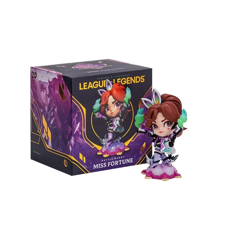 In Stock 100% Original Genuine League of Legends Anime Figure Miss Fortune The Bounty Hunter Action Figure Model Toys Decoration