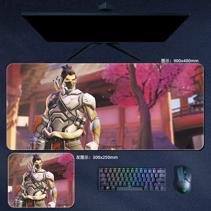 Gaming Overwatch Large Mouse Pad Dva Genji Hanzo Junkrat Mousepad Computer Laptop Gamer Pad PC Gaming Anime Accessories Desk Mat