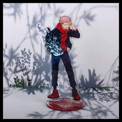 Anime Jujutsu Kaisen Acrylic Stand Figure Model Plate Desk Decor Yuji Itadori Kugisaki Nobara Keychain Cosplay Gift Jewelry