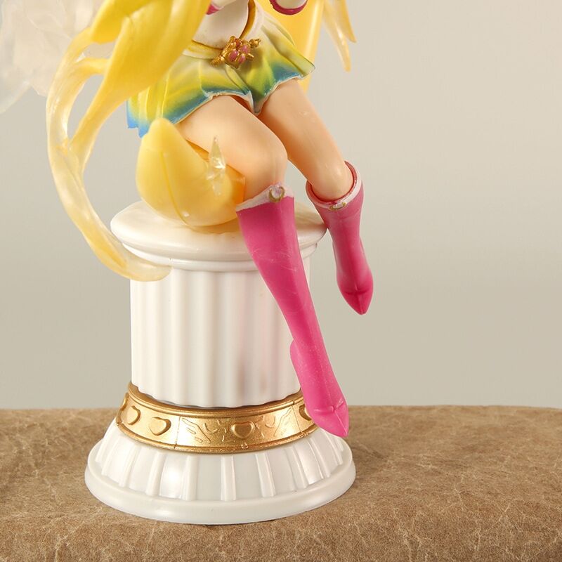 20CM Sailor Moon Anime Tsukino Usagi PVC Moon Hare Sailor Moon Zero Figure Cartoon Character Model Toy Collection Gift Anime Toy