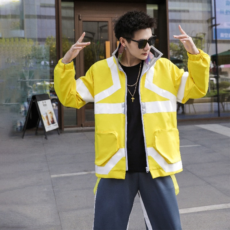 Anime CYBERPUNK EDGERUNNERS Cosplay David Martinez Cosplay Costumes Suit Yellow Coat Shirt Pants Halloween Party Dress For Man