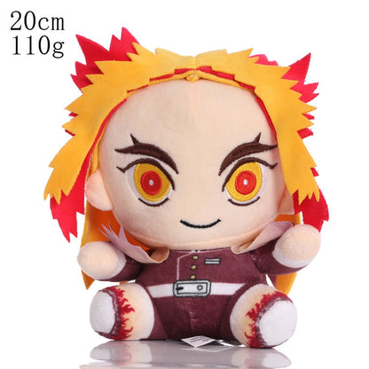 Devil&#39;s Blade Anime Plush Stuffed Toys Demon Slayer Cartoon Figure Manga Dolls Kimetsu Tanjirou Nezuko Kids Birthday Gifts Decor