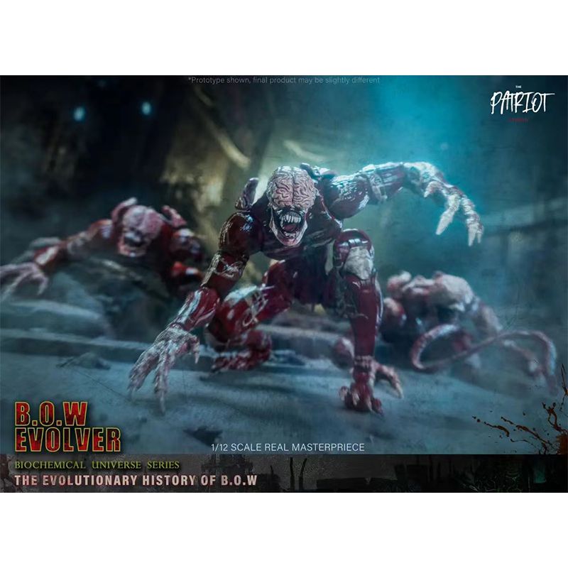 In Stock Patriot Studio Resident Evil Raccoon City R.P.D Police Officers Fallen/Angry Zombie Evolver Mutated Anime Figures Model