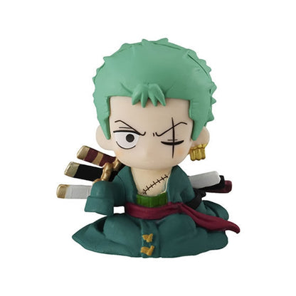 Anime One Piece Figure Gasha Nami Monkey D. Luffy Roronoa Zoro Trafalgar D. Water Law Toys Kawaii Pvc Model Doll Ornaments Gift