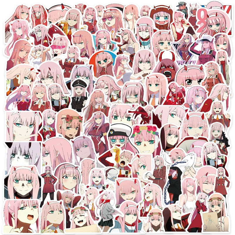 100pcs Varied Anime Stickers Attack on Titan / Spirited Away / Tokyo Avengers / Dragon Ball / Naruto Sticker Cute Sticker Pack