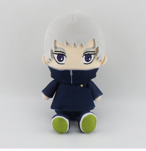 10cm Anime Jujutsu Kaisen Gojo Satoru Fushiguro Megumi Itadori Yuji Plush Soft Stuffed Toys Dolls Pendant Keychain Kids Gift