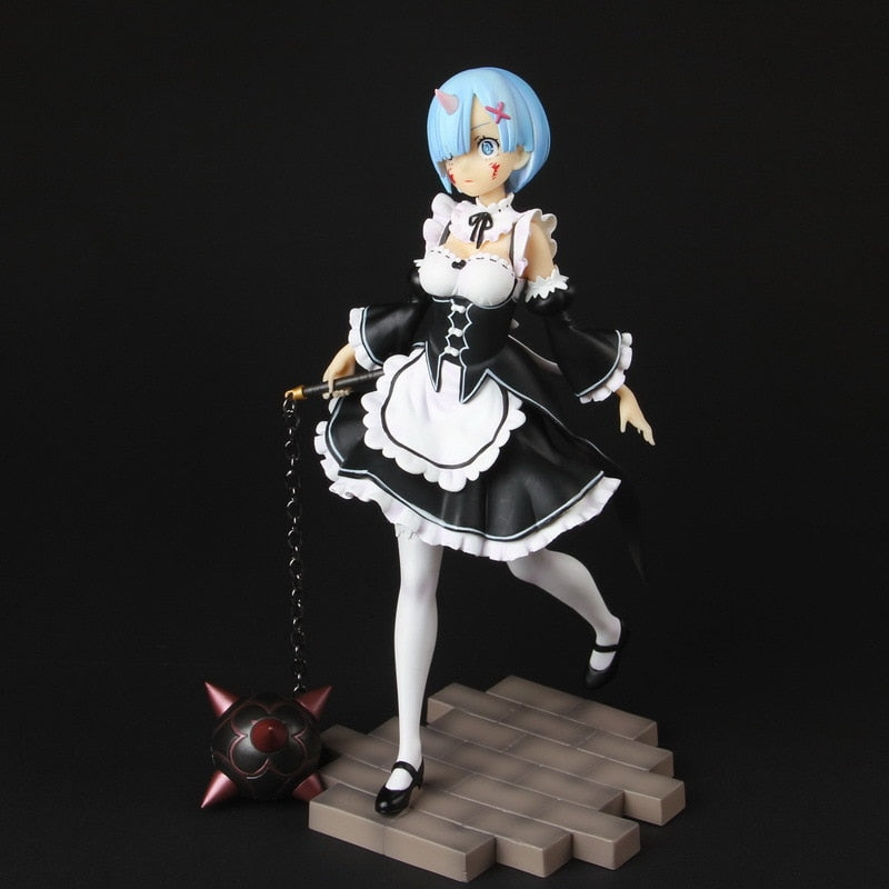 22.5CM Anime Figure Re: ZERO Starting Life in Another World Rem Anime Girl PVC Figure Model Toys Collection Doll Ornament Gifts