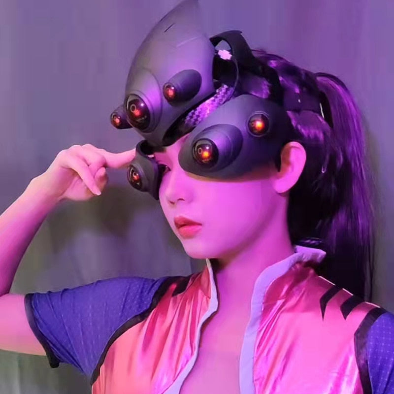 Overwatch  Widowmaker AmélieGuillard Masks With LED Light  Cosplay Mask Without Battery