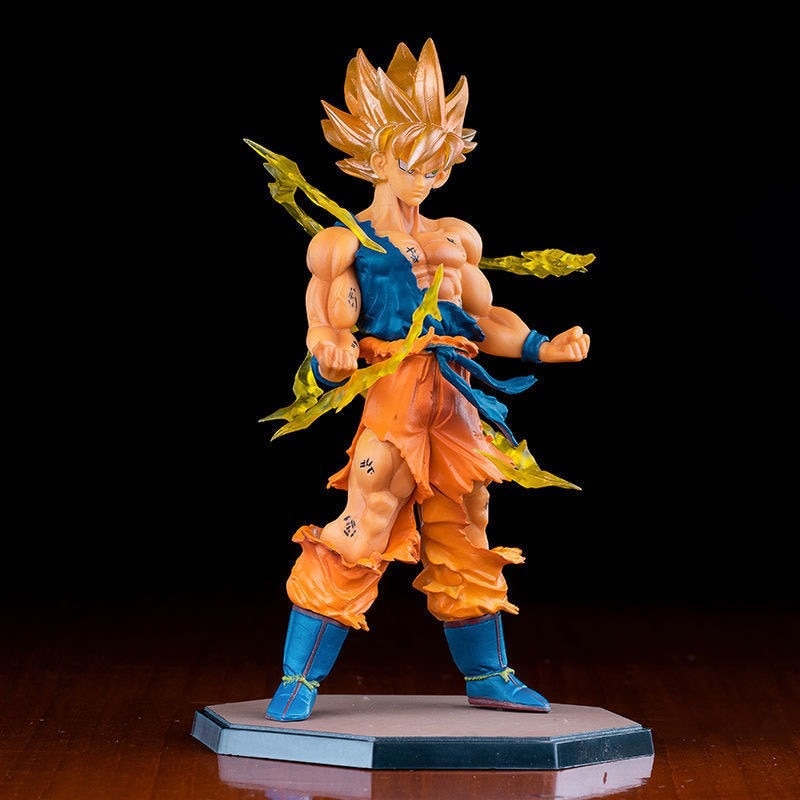 16cm Son Goku Super Saiyan Figure Anime Dragon Ball Goku DBZ Action Figure Model Gifts Collectible Figurines for Kids