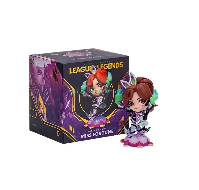 In Stock 100% Original Genuine League of Legends Anime Figure Miss Fortune The Bounty Hunter Action Figure Model Toys Decoration