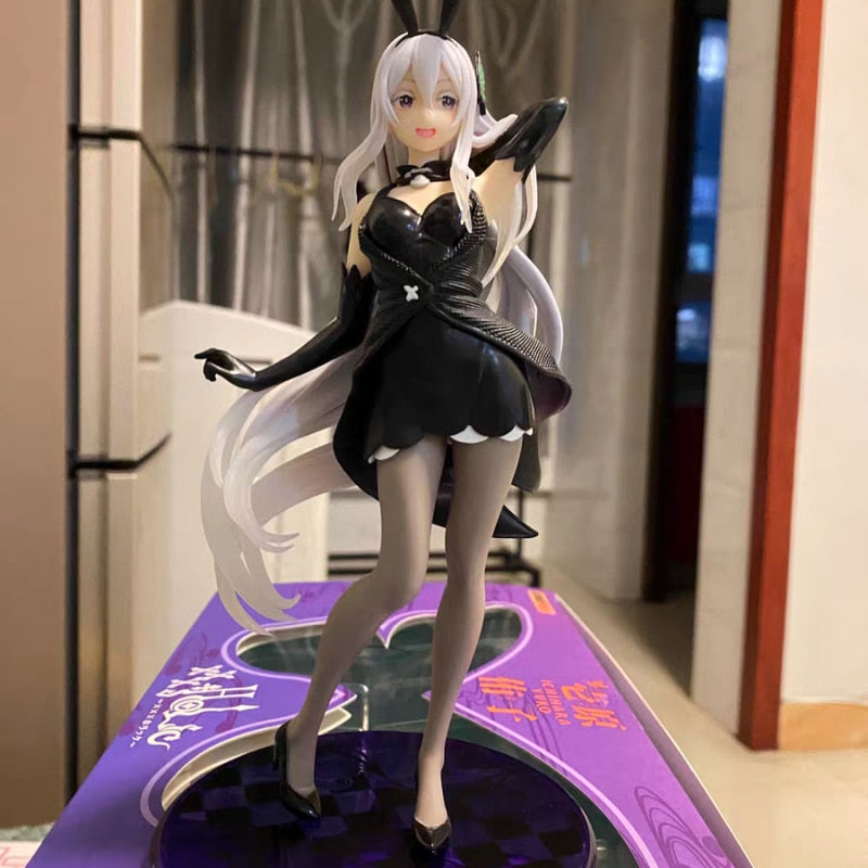 Anime Re: Zero Figure Echidna Model Dolls Figurines Bunny Girl Ornament Action Figure Cheongsam Collectible Children&#39;s Toys Gifts