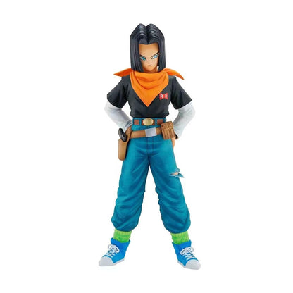 24CM Anime Dragon Ball Z Android 17 18 Figure Android 18 PVC Action Figures Collection Model Toys for Children Christmas Gifts