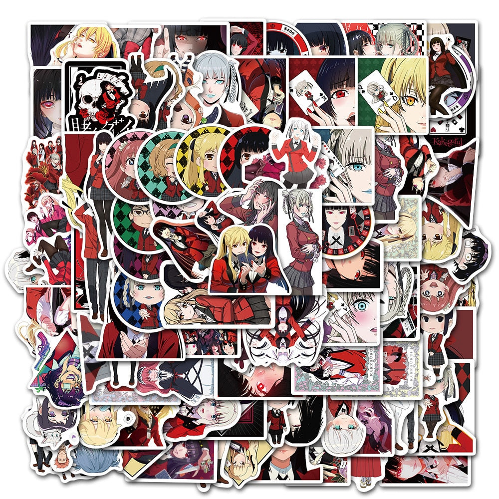 100pcs Varied Anime Stickers Attack on Titan / Spirited Away / Tokyo Avengers / Dragon Ball / Naruto Sticker Cute Sticker Pack