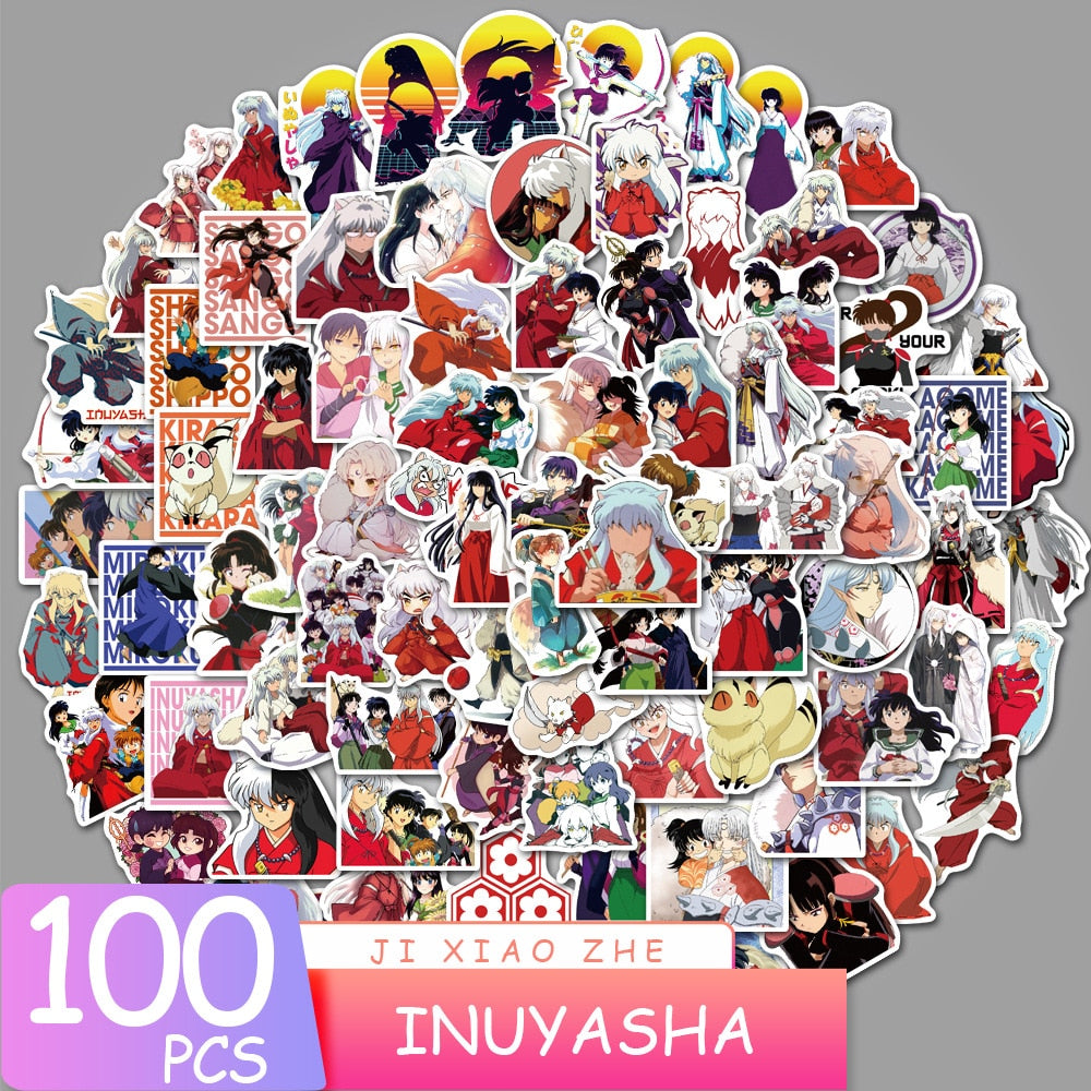 100pcs Varied Anime Stickers Attack on Titan / Spirited Away / Tokyo Avengers / Dragon Ball / Naruto Sticker Cute Sticker Pack