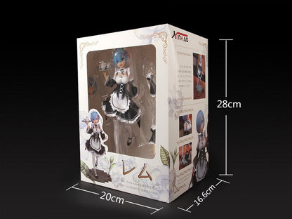 22.5CM Anime Figure Re: ZERO Starting Life in Another World Rem Anime Girl PVC Figure Model Toys Collection Doll Ornament Gifts