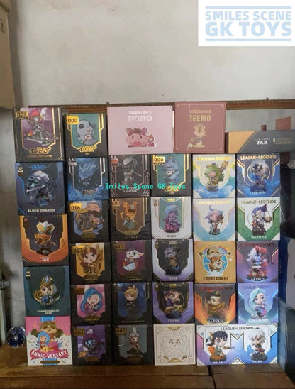 In Stock 100% Orginal All League of Legends Character Figures S12 Professional League Limited IG Teams Full Set ZOE K/DA LULU