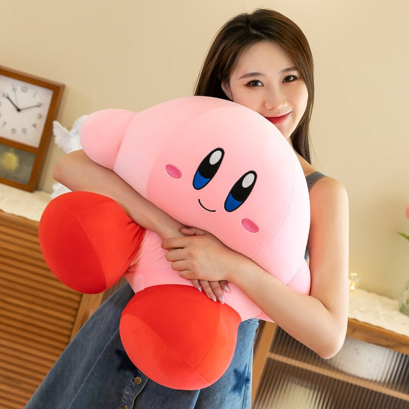 Kirby Anime Star Plush Toys Soft Stuffed Animal Doll Fluffy Pink Plush Doll Pillow Room Decoration Toys For Children&#39;S Gift