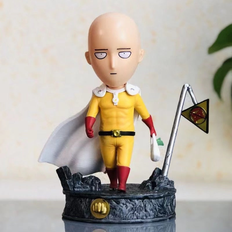 One Punch Man Anime Figure Saitama Version Q Buy Vegetables Interest  Action Figure Collection Model Dolls Toys Free Shipping