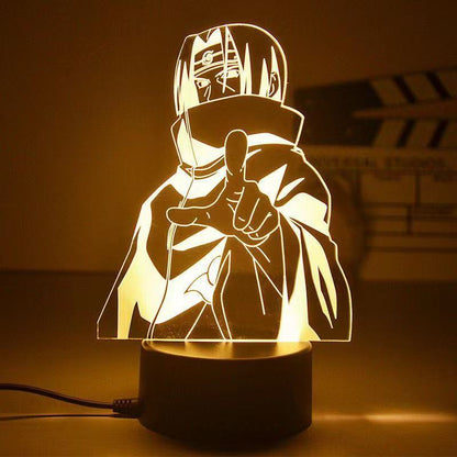 Anime Naruto Uzumaki LED Night Light  Kakashi Table lamp Toys Hatake Akatsuki Figures 3d Lamp Toys Birthday&amp;ChristmasGift