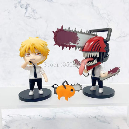 10cm Chainsaw Man Anime Figure #1560 Denji #1580 Power Action Figure Chainsaw Man Denj/Power Figurine Random 1pcs