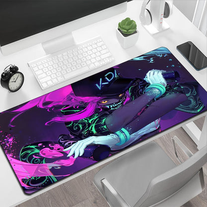 Keyboard Mouse Pad League of Legends Akali Kawaii Gaming Mat Large Mausepad Anime Mats Pc Mause Computer Accessories Gamer Pads