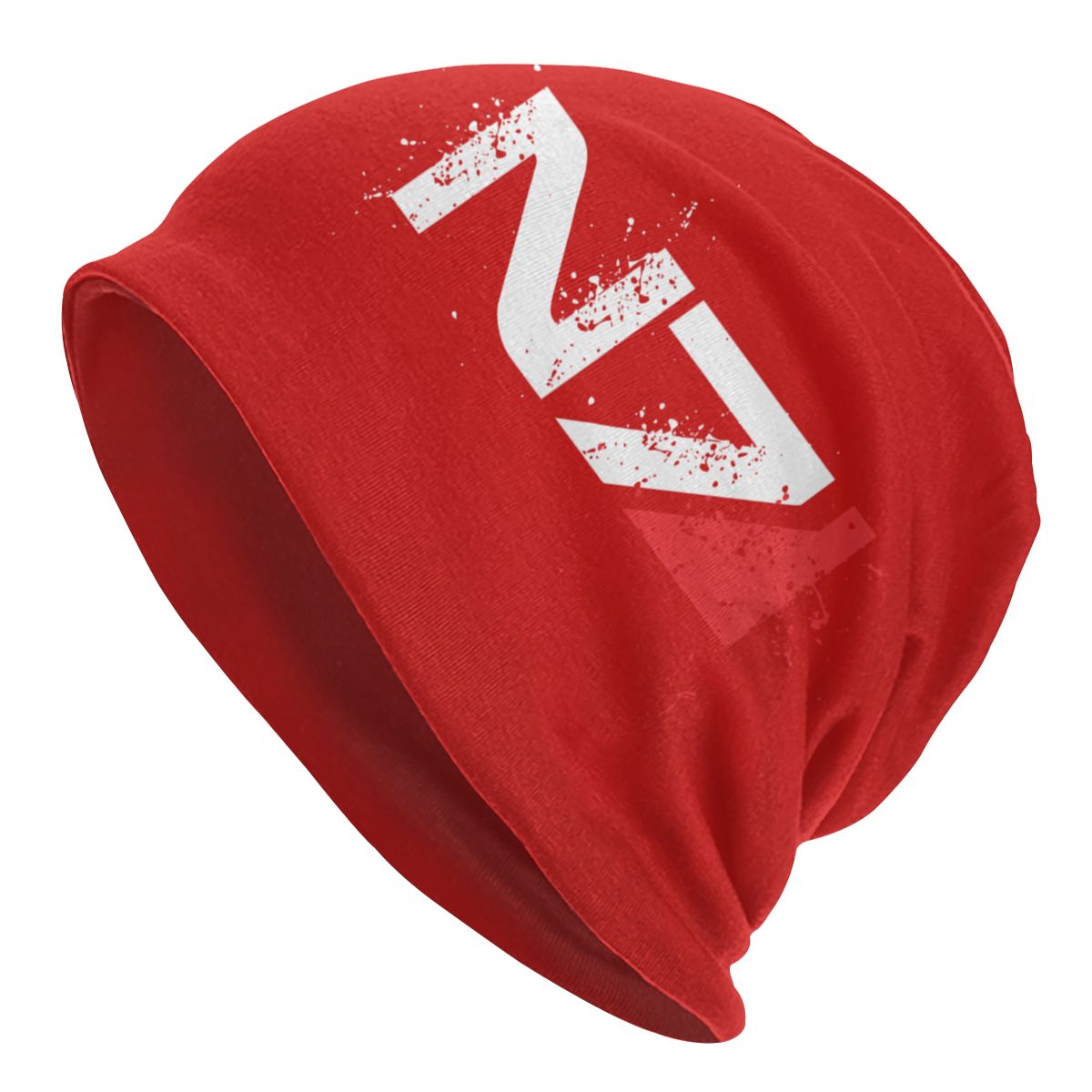 Video Game Mass Effect N7 Skullies Beanies Caps Men Women Unisex Hip Hop Winter Warm Knit Hat Alliance Military Bonnet Hats