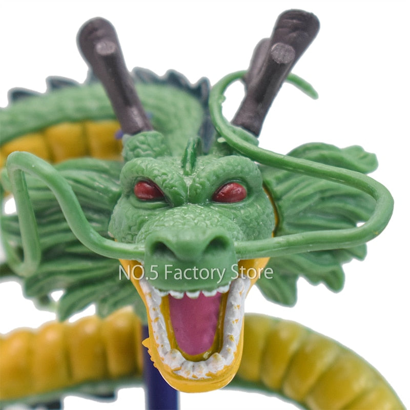 11cm Dragon Ball Cyan Dragon Handmade Model Cake Decoration DBZ Shenron Porunga Anime Figure Doll Toy Car Ornament Birthday Gift